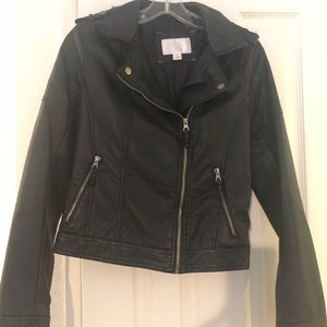 Faux leather jacket